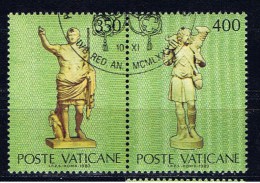 V+ Vatikan 1983 Mi 838-39 Statuen - Used Stamps
