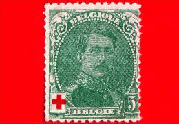 BELGIO - 1914 - Nuovo - Croce Rossa - King Albert I - Red Cross - 5+5 C - 1914-1915 Rode Kruis