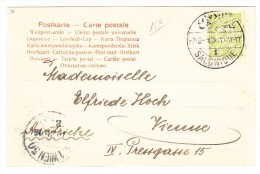 AK Souvenir De Salonique Nach Wien AT - Storia Postale