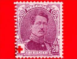 BELGIO - 1914 - Nuovo - Croce Rossa - King Albert I -  Red Cross - 20+20 C - 1914-1915 Croix-Rouge