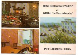 81 - Tarn / Hôtel Restaurant PAGES à PUYLAURENS. - Puylaurens