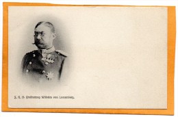 SKH Grossherzog  Wilhelm 1905 Luxembourg Postcard - Familia Real