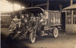 CAMION   -  TRANSPORTEUR  -  LIVREUR -  ARMEE - Carte Photo Indication Sur La Caisse RLA - Vrachtwagens En LGV