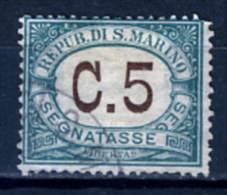 1897 - SAINT-MARIN - SAN MARINO - Catg. Sass. 1 - Used - (SM2017.43..) - Timbres-taxe