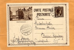 Luxembourg 1934 Card Mailed - Entiers Postaux