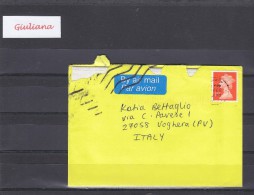 Gran Bretagna   1998 - Lettera X Voghera (PV) 24/2/98/98 Affrancata Con 1 Valore - Cartas & Documentos