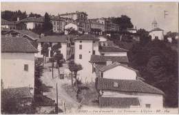 Cpa  No 21 CAMBO Vue D Ensemble LES TERRASES L EGLISE - Cambo-les-Bains