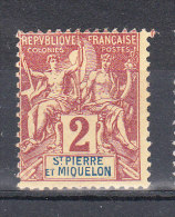 ST PIERRE ET MIQUELON YT 60 Neuf - Unused Stamps