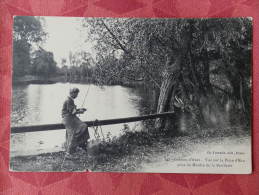 Dep 28 , Cpa  24 , Chateau D'ANET , Vue Sur La Pièce D'eau Prise Du Moulin De Barillette (157) Recto/Verso - Anet