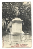 Cp, 11, Quillan, Statue Félix-Armand, Voyagée 1913 - Autres & Non Classés