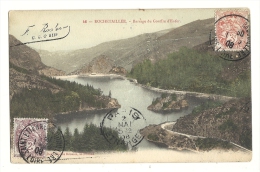 Cp, 42, Rochetaillée, Barrage Du Gouffre D'Enfer, Voyagée 1908 - Rochetaillee