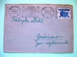 Poland 1958 FDC Cover Sent Locally - 400 Anniv Of Polish Post - Church - Lettres & Documents