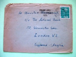 Poland 1958 Cover To England - Poznan Fair - Lettres & Documents