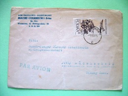 Poland 1959 Cover To Germany - Plane Over Krakow Cracovia - Briefe U. Dokumente