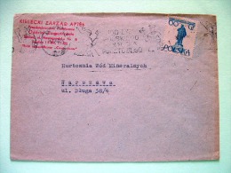 Poland 1960 Cover Sent Locally - Micklewicz Statue - Lettres & Documents