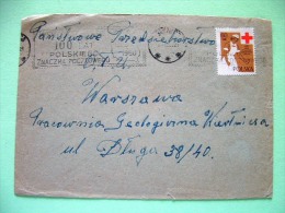 Poland 1960 Cover Sent Locally - Red Cross - Nurse - Lettres & Documents