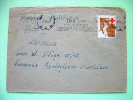 Poland 1960 Cover Sent Locally - Red Cross - Nurse - Lettres & Documents