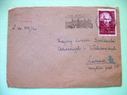 Poland 1960 Cover Sent Locally - Einstein - Briefe U. Dokumente