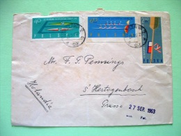 Poland 1963 Cover To Holland - Sport Canoe Paddle - Scott 1006/8 ND = 3 $ - Cartas & Documentos