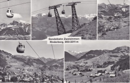 GONDELBAHN  ZWEISIMMEN-RINDERBERG - VUES  MULTIPLES - CPSM - Zweisimmen