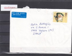 Gran Bretagna 1997 - Lettera X L´Italia Del 14/12/97 Affrancata Con 1 Valore - Storia Postale