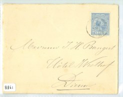 BRIEFOMSLAG * Uit 1892 Naar DIEREN (8861) - Covers & Documents