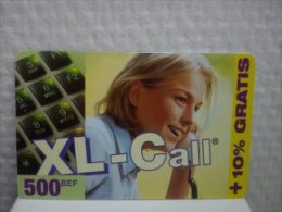 Xl-Call 500 BEF  Rare ! - [2] Prepaid & Refill Cards