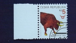 Tschechische Republik 240/1 Oo/used, Tierkreiszeichen - Usados