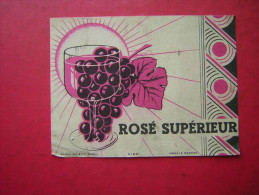 ETIQUETTE    ROSE SUPERIEUR - Rosé (Schillerwein)