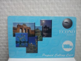 Prepaidcard Econe With Barcode 2 Photo´s Used Rare - Cartes GSM, Recharges & Prépayées