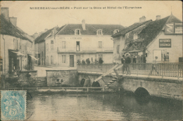 21 MIREBEAU / Pont Sur La Bèze Et L'Hôtel De L'Ecrevisse / - Mirebeau