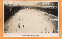 Swiming Baths Westcliff On Sea 1910 Real Photo Postcard - Southend, Westcliff & Leigh