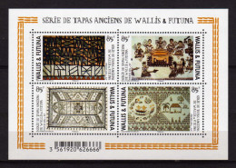 Wallis Et Futuna 2014 - Art, Artisanat, Tapas Anciennes De Wallis Et Futuna - BF De 4 Val Neufs // Mnh - Unused Stamps