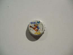 ZUEGG DISNEY - PAPERINO CON LA CHITARRA - TAPPO A CORONA 1986 - ORIGINALE - Andere & Zonder Classificatie