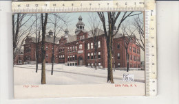 PO7233C# NEW YORK - LITTLE FALLS - HIGH SCHOOL - SCUOLE   No VG - Education, Schools And Universities