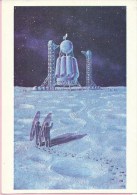 Space / Art - Launching Site On The Moon - A. Sokolov, 1973., SSSR - Not Used ! - Espacio