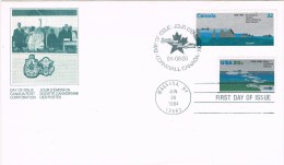 10222. Carta F.D.C. CORNWALL (Canada) 1984. Saint Lawrence Stamps - 1981-1990