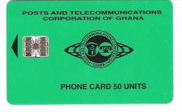 Ghana - GHA-16 - Green Background - 50 Units - 04/97 - Ghana
