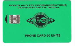 Ghana - GHA-17 - Green Background - 50 Units - 09/97 - Ghana