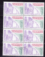 Frankreich France - Dienst Service  - Unesco - 8er Block Gest. Used Obl. - Oblitérés