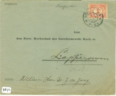 BRIEFOMSLAG * Uit 1906 Van HOOGEVEEN Aan KERKERAAD GEREFORMEERDE KERK Te LOPPERSUM * NVPH NR. 51 (8872) - Cartas & Documentos