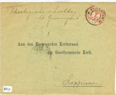 BRIEFOMSLAG * Uit 1904 Van AMSTERDAM Aan KERKERAAD GEREFORMEERDE KERK Te LOPPERSUM * NVPH NR. 51 (8873) - Covers & Documents