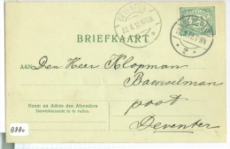 HANDGESCHREVEN BRIEFKAART  * Uit 1912 Van BORCULO Naar DEVENTER (8880) - Cartas & Documentos