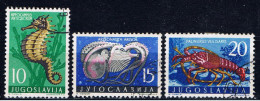 YU+ Jugoslawien 1956 Mi 795-97 Adriatiere - Oblitérés
