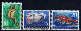 YU+ Jugoslawien 1956 Mi 795-97 Adriatiere - Used Stamps