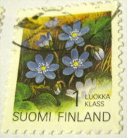 Finland 1992 Flowers Hepatica Triloba 1k - Used - Oblitérés