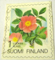 Finland 1994 Flower Rosa Acicularis 1k - Used - Oblitérés