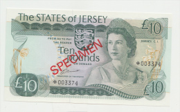 JERSEY 10 POUNDS 1978 SPECIMEN UNC NEUF PICK 13s - Jersey