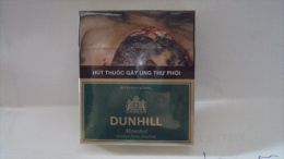 Vietnam Viet Nam DUNHILL Opened Empty Hard Pack Of Tobacco Cigarette - Empty Cigarettes Boxes