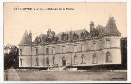 CPA Lencloitre Château De La Plaine 86 Vienne - Lencloitre